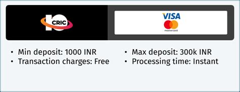 10cric deposit methods|10Cric Payment Methods, Currencies & Limits Overview .